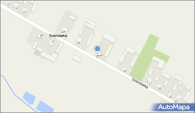 Sosnówka, Sosnówka, 15, mapa Sosnówka