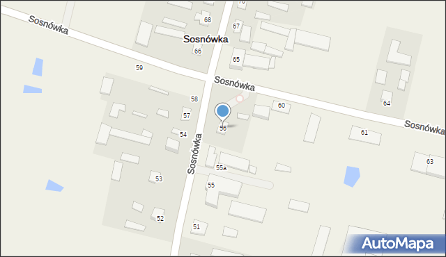 Sosnówka, Sosnówka, 56, mapa Sosnówka