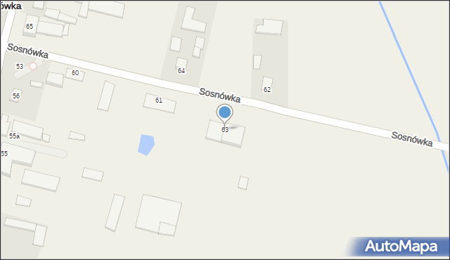 Sosnówka, Sosnówka, 63, mapa Sosnówka