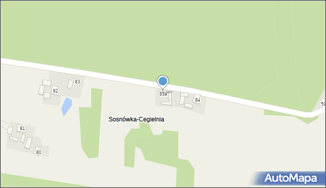 Sosnówka, Sosnówka, 83a, mapa Sosnówka