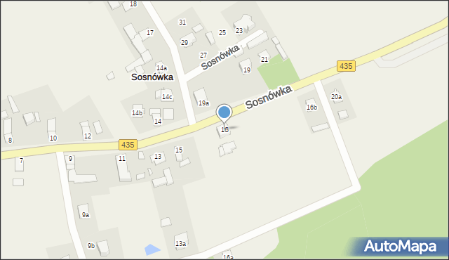 Sosnówka, Sosnówka, 16, mapa Sosnówka