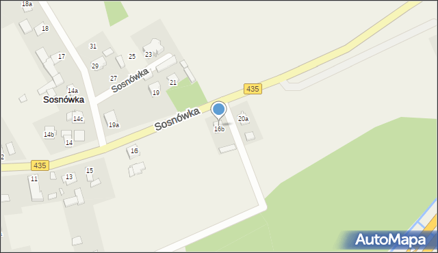 Sosnówka, Sosnówka, 16b, mapa Sosnówka