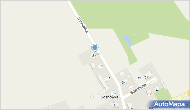 Sosnówka, Sosnówka, 18A, mapa Sosnówka