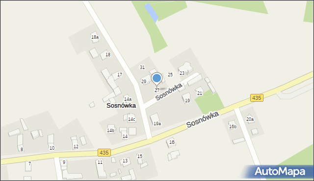 Sosnówka, Sosnówka, 27, mapa Sosnówka