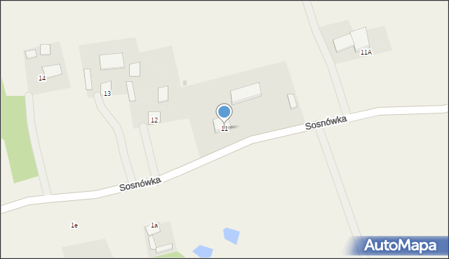 Sosnówka, Sosnówka, 11, mapa Sosnówka