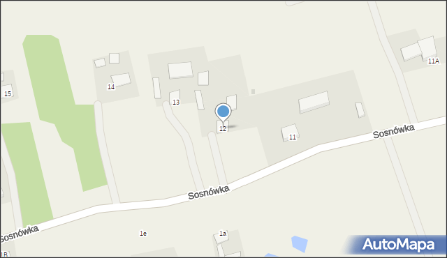 Sosnówka, Sosnówka, 12, mapa Sosnówka