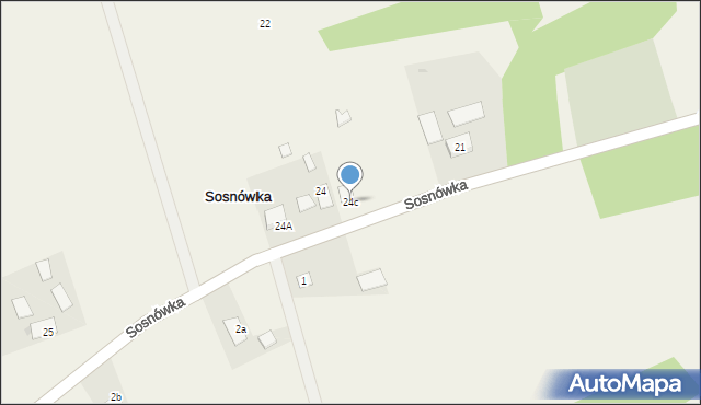 Sosnówka, Sosnówka, 24c, mapa Sosnówka