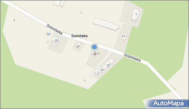 Sosnówka, Sosnówka, 2E, mapa Sosnówka