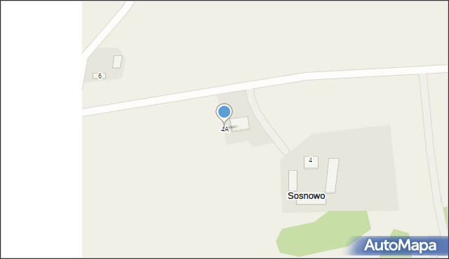 Sosnowo, Sosnowo, 4A, mapa Sosnowo