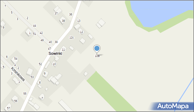 Sowinki, Sowinki, 12B, mapa Sowinki