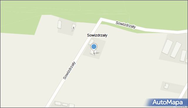 Sowizdrzały, Sowizdrzały, 5, mapa Sowizdrzały