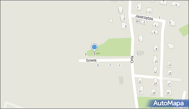 Środa Śląska, Sowia, 6, mapa Środa Śląska