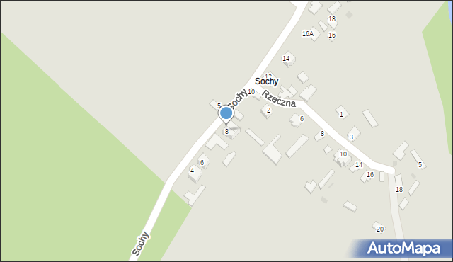 Stalowa Wola, Sochy, 8, mapa Stalowa Wola