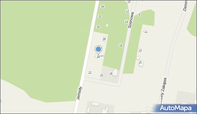 Stefanowo, Sosnowa, 24, mapa Stefanowo