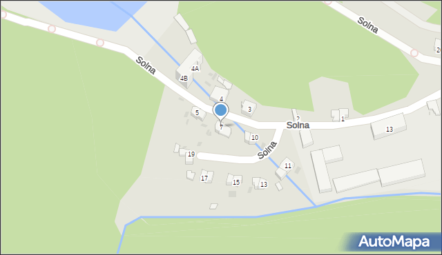 Świebodzice, Solna, 7, mapa Świebodzice