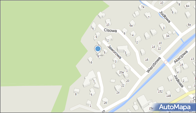 Szczyrk, Sosnowa, 4, mapa Szczyrk