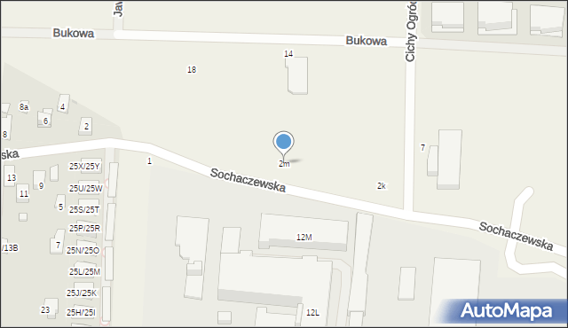 Szeligi, Sochaczewska, 2m, mapa Szeligi