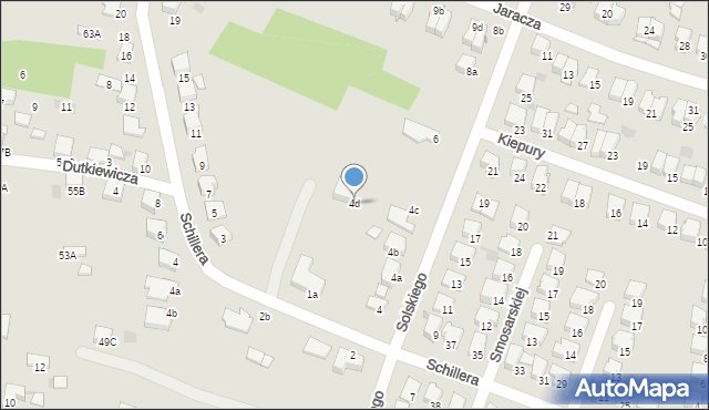 Tarnów, Solskiego Ludwika, 4d, mapa Tarnów