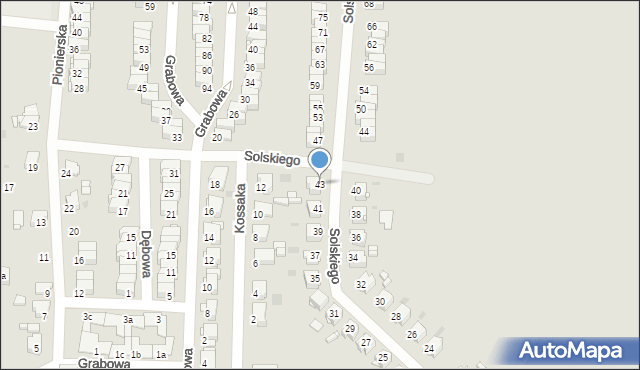 Tarnowskie Góry, Solskiego Ludwika, 43, mapa Tarnowskie Góry