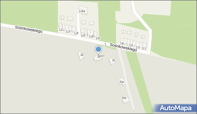 Turek, Sosnkowskiego Kazimierza, gen., 29, mapa Turka