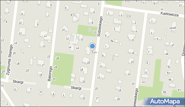 Tuszyn, Sobieskiego, 14, mapa Tuszyn