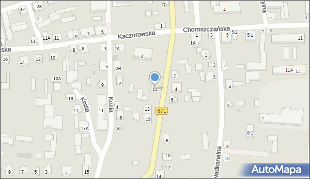 Tykocin, Sokołowska, 11, mapa Tykocin