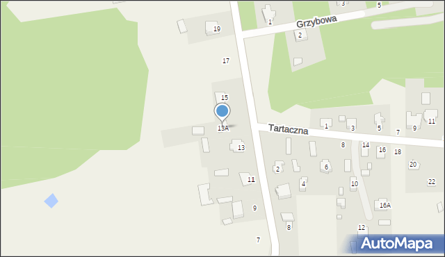 Waliły-Stacja, Sosnowa, 13A, mapa Waliły-Stacja