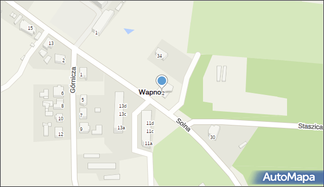 Wapno, Solna, 32, mapa Wapno