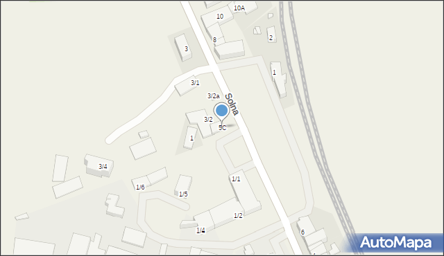 Wapno, Solna, 5C, mapa Wapno