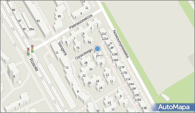 Warszawa, Sotta Kazimierza, 17, mapa Warszawy