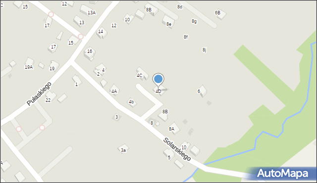 Wieliczka, Solarskiego, 4D, mapa Wieliczka