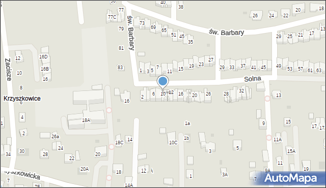 Wieliczka, Solna, 10, mapa Wieliczka