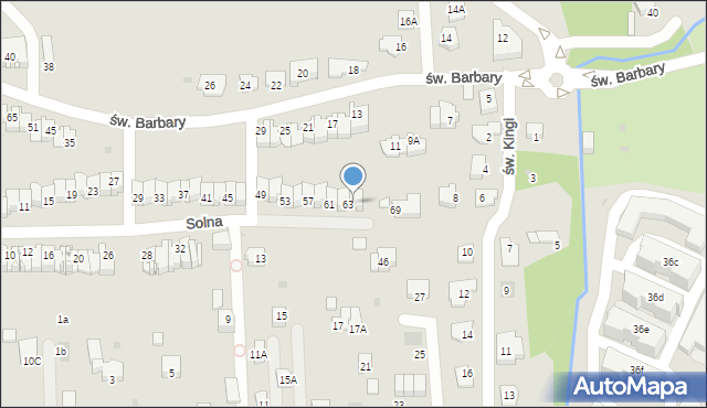 Wieliczka, Solna, 65, mapa Wieliczka