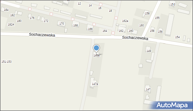 Wieruchów, Sochaczewska, 149a, mapa Wieruchów