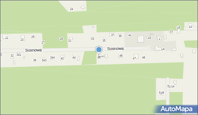 Włodzimierz, Sosnowa, 45, mapa Włodzimierz