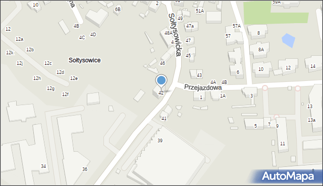 Wrocław, Sołtysowicka, 42, mapa Wrocławia