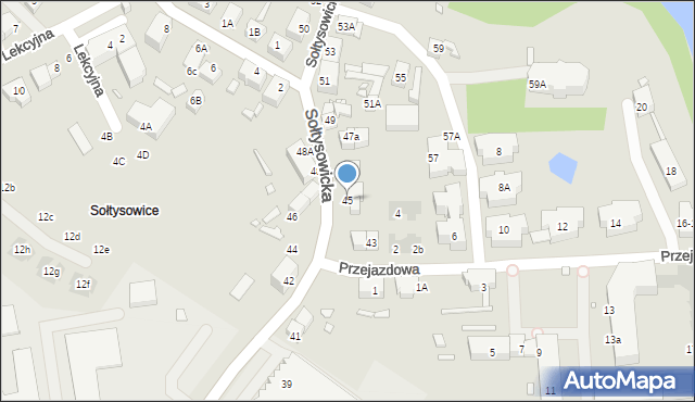 Wrocław, Sołtysowicka, 45, mapa Wrocławia