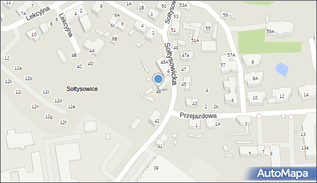 Wrocław, Sołtysowicka, 46, mapa Wrocławia