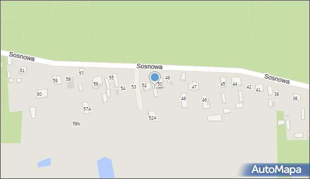 Wyszków, Sosnowa, 51, mapa Wyszków