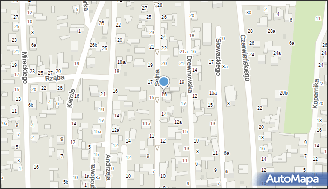 Zgierz, Solna, 16, mapa Zgierz