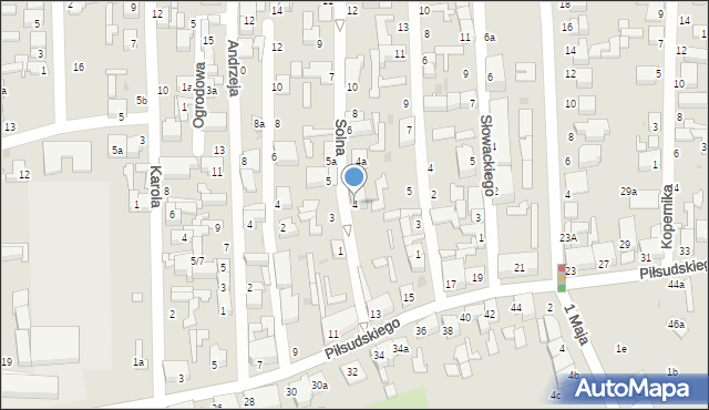 Zgierz, Solna, 4, mapa Zgierz