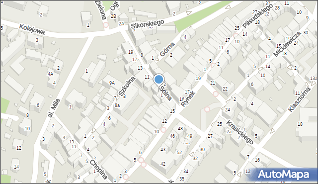 Złotoryja, Solna, 3, mapa Złotoryja