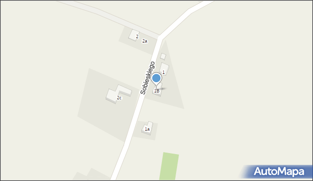 Żytna, Sobieskiego, 1B, mapa Żytna