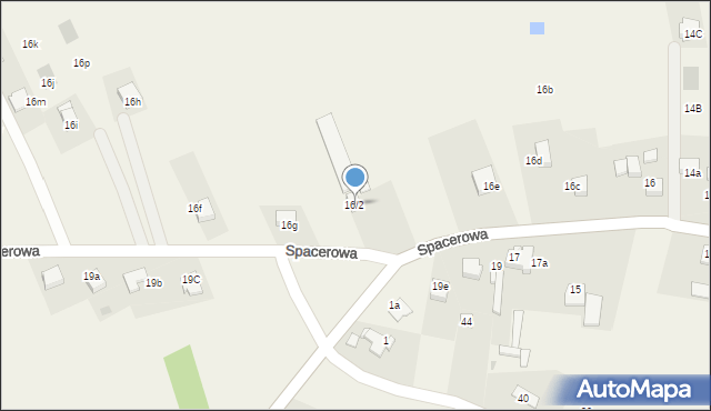 Babice, Spacerowa, 16/2, mapa Babice