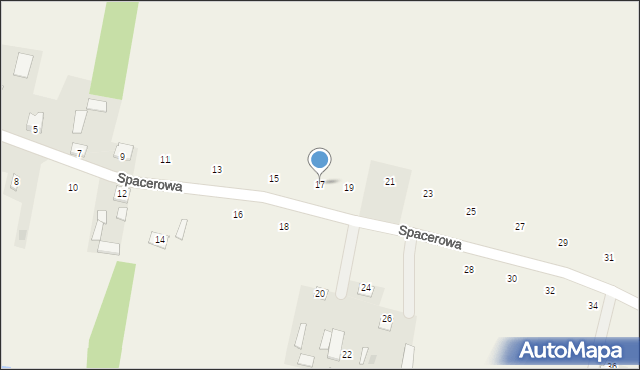 Bojmie, Spacerowa, 17, mapa Bojmie