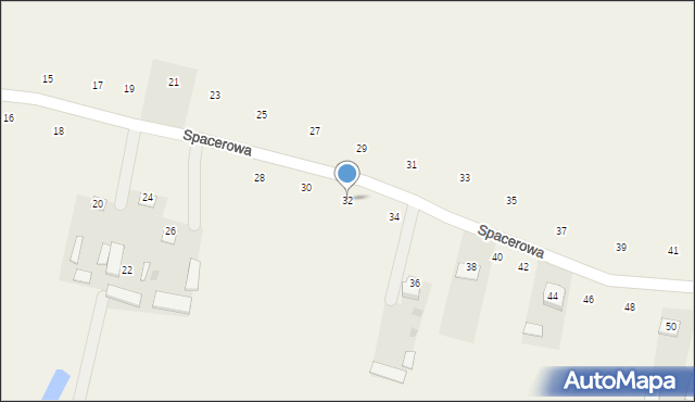 Bojmie, Spacerowa, 32, mapa Bojmie