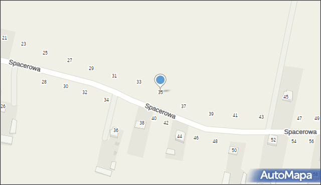 Bojmie, Spacerowa, 35, mapa Bojmie