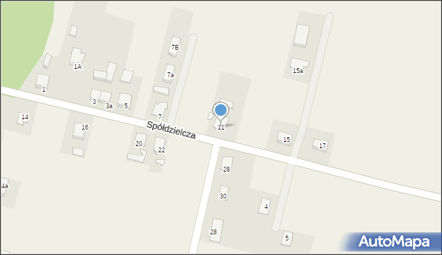 Bonikowo, Spółdzielcza, 11, mapa Bonikowo