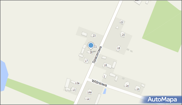 Borkowice, Spacerowa, 19, mapa Borkowice