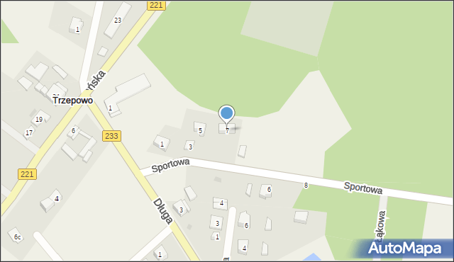 Borowina, Sportowa, 7, mapa Borowina